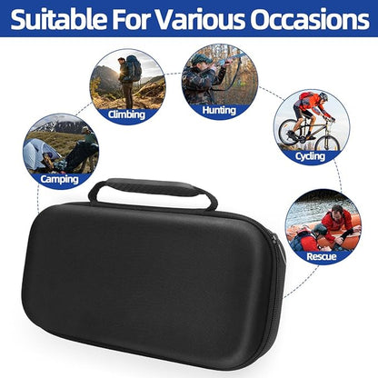 BAOFENG Walkie Talkie Case Holder Handheld Ham Radios Hard Storage Carrying Case For UV-5R BF-F8HP GM-15 Pro UV-5RA UV-5R+ Plus UV-5RE GT-5R BF-888S UV-S9 Plus UV-82 And Radio Accessories(Bag Only)