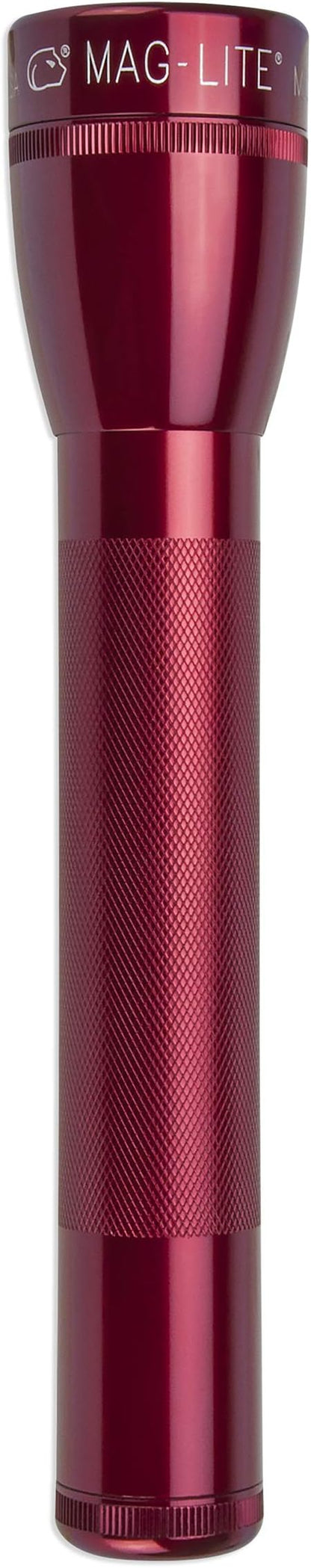 Maglite ML25LT LED 3-Cell C Flashlight, Red