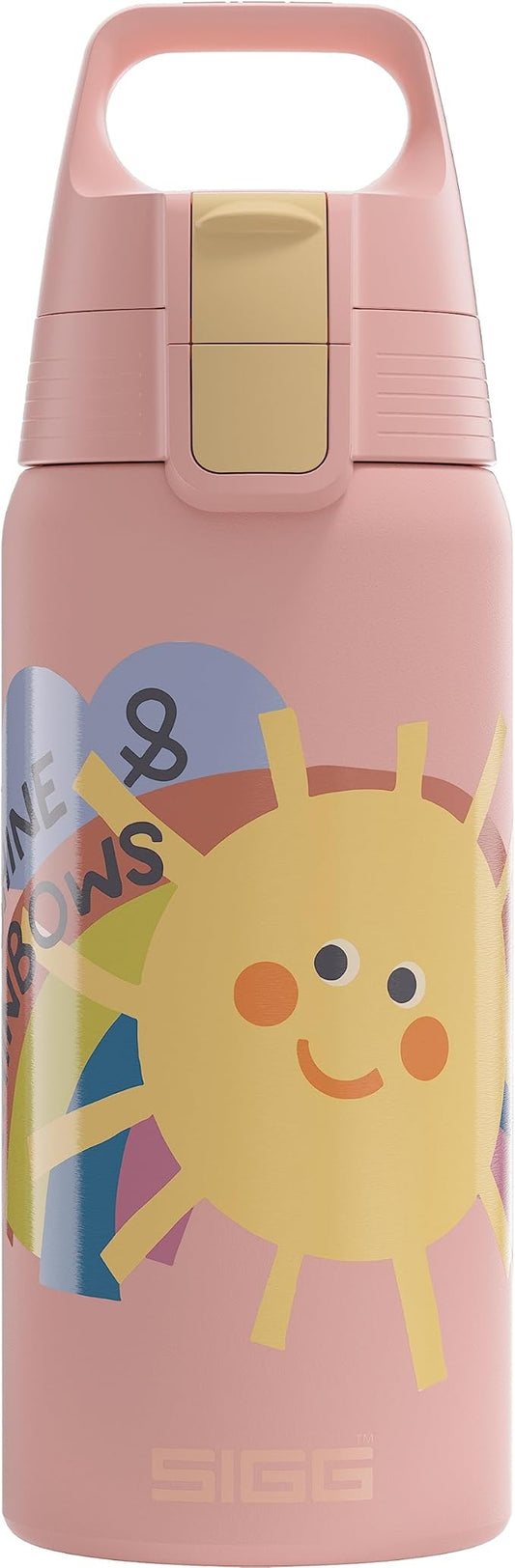 SIGG - Insulated Kids Bottle - Shield One Therm - For Carbonated Beverages - Dishwasher Safe - Stainless Steel - 17 Oz