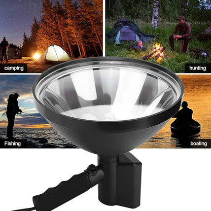 100W LED HID Handheld Spot Lights Xenon Hunting Flash Lights Torch Hunting Spot Light Work Spotlight Camping Fishing Boat Searchlight Outdoor Lighting