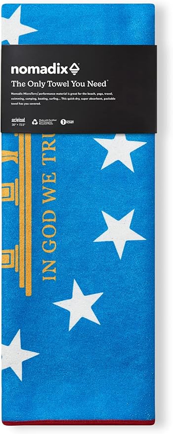 Nomadix Original Towel - Perfect for Beach, Pool, Travel, Camping, Yoga - Made with Recycled Materials - Super Absorbent - Sand Resistant - 72.5x30