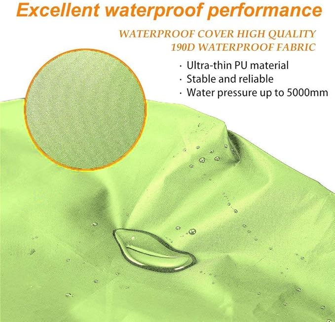 20-80L Waterproof Backpack Rain Cover with Storage Pouch and Adjustable Buckle Strap for Traveling Outdoor Hiking Camping