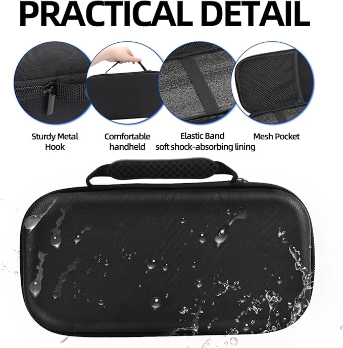 BAOFENG Walkie Talkie Case Holder Handheld Ham Radios Hard Storage Carrying Case For UV-5R BF-F8HP GM-15 Pro UV-5RA UV-5R+ Plus UV-5RE GT-5R BF-888S UV-S9 Plus UV-82 And Radio Accessories(Bag Only)