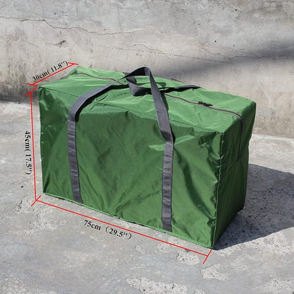 Extra Large 30" Moving Bag Totes Heavy Duty Reusable Inflatable Kayak Storage Carry Bag Lightweight Nylon Luggage Bag for Travelling,College Dorm, Camping, Christmas Decorations Storage