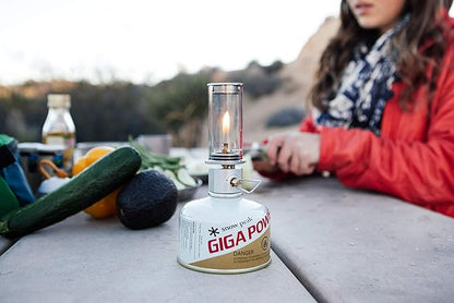 Snow Peak Mini Flame - Portable Gas Camping Lantern with Mini Flame - Durable Camping Equipment for Outdoor Lighting - Included Storage Case for Travel