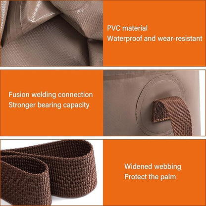 Multifunctional Portable Folding Bucket Collapsible Bucket with Handle Lightweight Folding Container Wash Basin for Camping Traveling Fishing Foot Soaking Gardening 2.6 Gallon (10L)