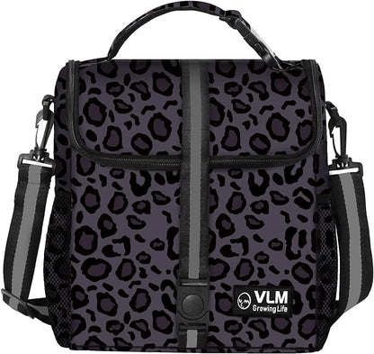 VLM Lunch Box for Women, Insulated Lunch Bag Women with Adjustable Shoulder Strap, Cute Lunch Tote Bag for Work,Picnic,Camping