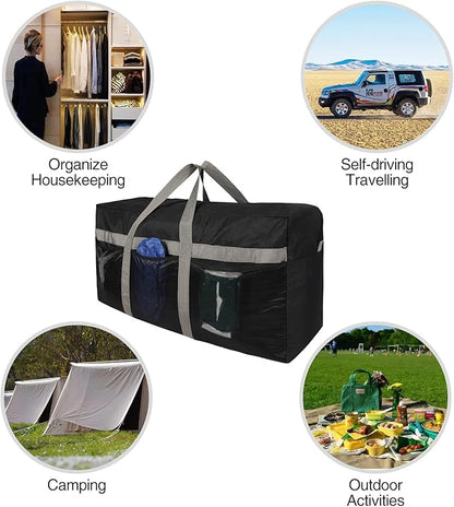 REDCAMP Foldable Travel Bag, Large Sports Bag, 75L/96L/100L, Lightweight Waterproof Tote Bag