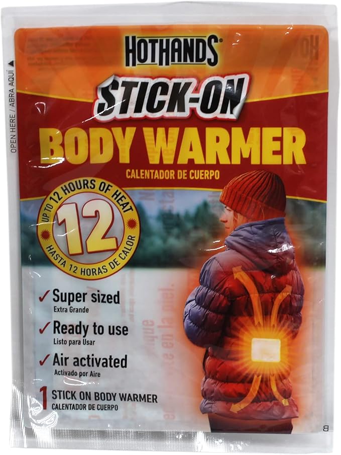 HotHands HH1ADHPDQ240E Body Warmer, 5 in. x 3-3/4 in.