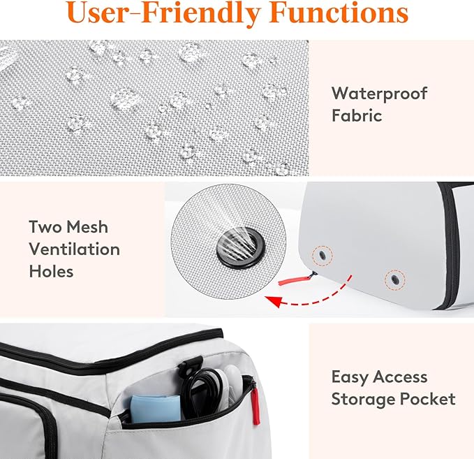 Lifewit Gym Bag for Men & Women with Shoe Compartment, 40L Carry On Duffle Bag for Travel, 3 In 1 Waterproof Weekender Workout Overnight Sports Backpack with Dry and Wet Seperation, Silver Gray