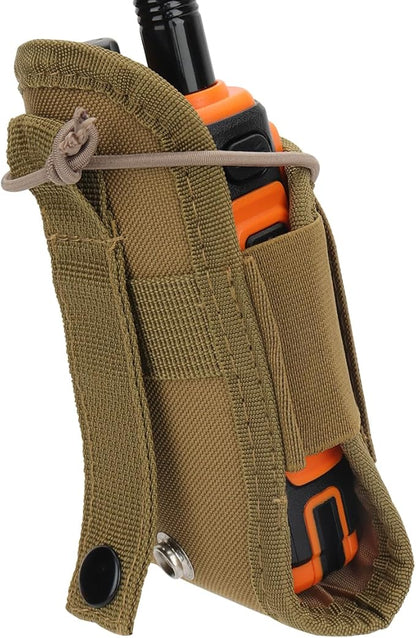 BAOFENG Tactical Radio Holder Bag Molle Radio Holster Heavy Case Accessories Adjustable Radios Pouch Holster Case UV-5R UV-17R UV-9R Two Way Radio Walkie Talkies