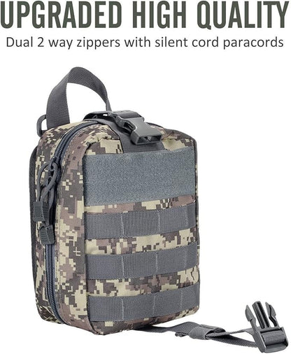 Molle First Aid Pouch Empty Medical Bag IFAK Tactical Rip-Away Pouches Small Bug Out Bags Trauma Medic Bag