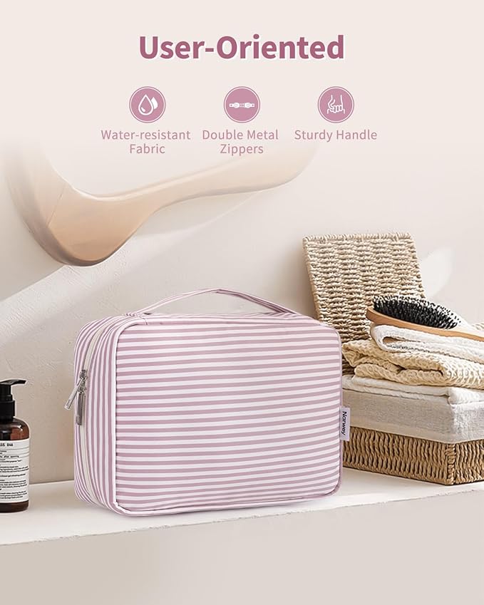 Narwey Hanging Travel Toiletry Bag Cosmetic Make up Organizer for Women and Girls Waterproof