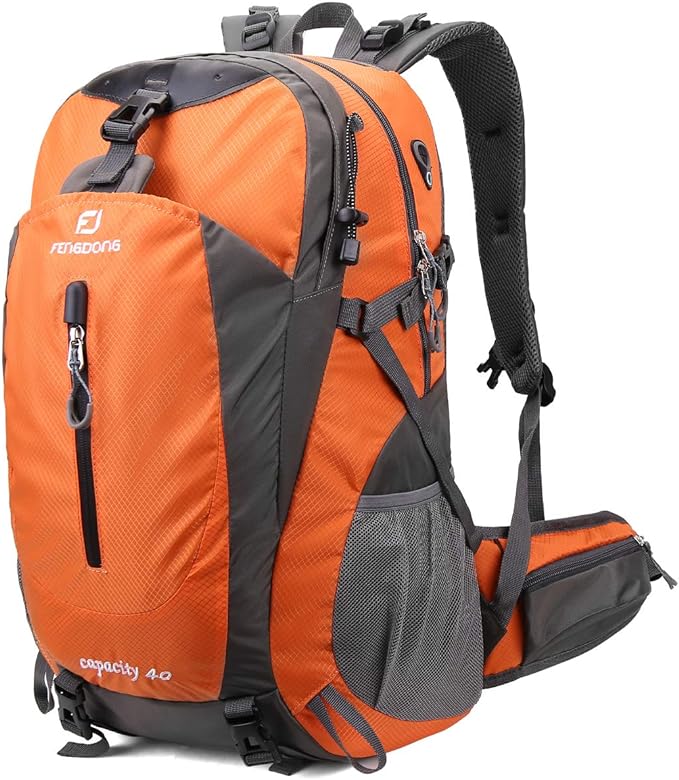 40L Waterproof Lightweight Hiking,Camping,Travel Backpack for Men Women