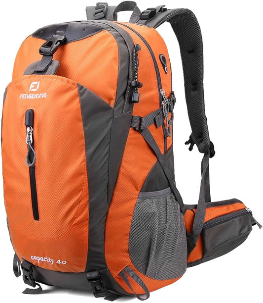 40L Waterproof Lightweight Hiking,Camping,Travel Backpack for Men Women