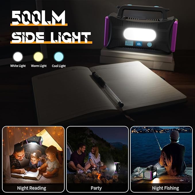 Homly Rechargeable Spotlight, 10000mAh Handheld Flashlight with Ultra-Long Standb USB Output as a Power Bank, with 9 Lighting Modes Such as flahlight and Warning Light for Hunting Boating Camping