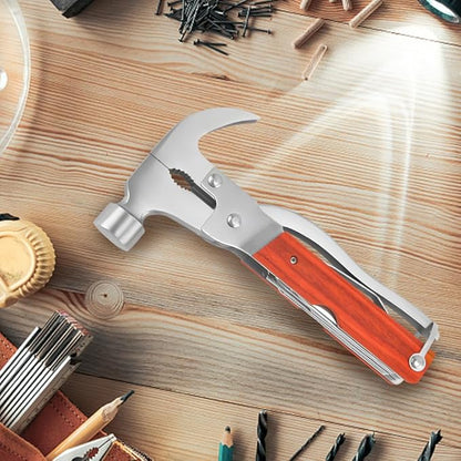 Hammer Multitool 15 in 1 Multi-Tool Knife Hammer Pliers Saw Bottle Opener Screwdriver Household Camping Work Multitool Gifts for Men Dad