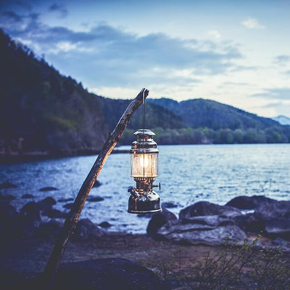 Petromax HK500 Pressurized Lantern, 500 Candlepower with 1 Quart Kerosene Tank for Home or Camping Lighting, Hand Assembled High Pressure 400 Watt Lamp
