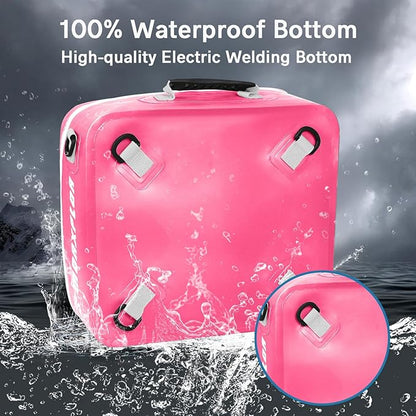 Waterproof PVC Paddleboard Cooler Deck Bag - 12 Can Soft Insulated Cooler for Paddleboarding, Camping, Kayaking