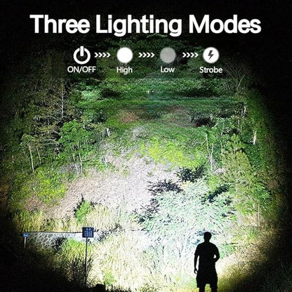 LED Flashlights High Lumens, 2 Pack Small Compact Mini Flashlight, Zoomable, Waterproof, LED Pocket Pen Light for Home, Outdoor, Emergency, Camping