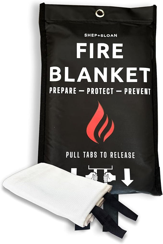 Emergency Fire Blanket for Home and Kitchen | Easy Fire Blankets to Smother a Kitchen fire Fire Extinguisher Blanket Preferred Hero fire Blanket Emergency fire Blankets for Home