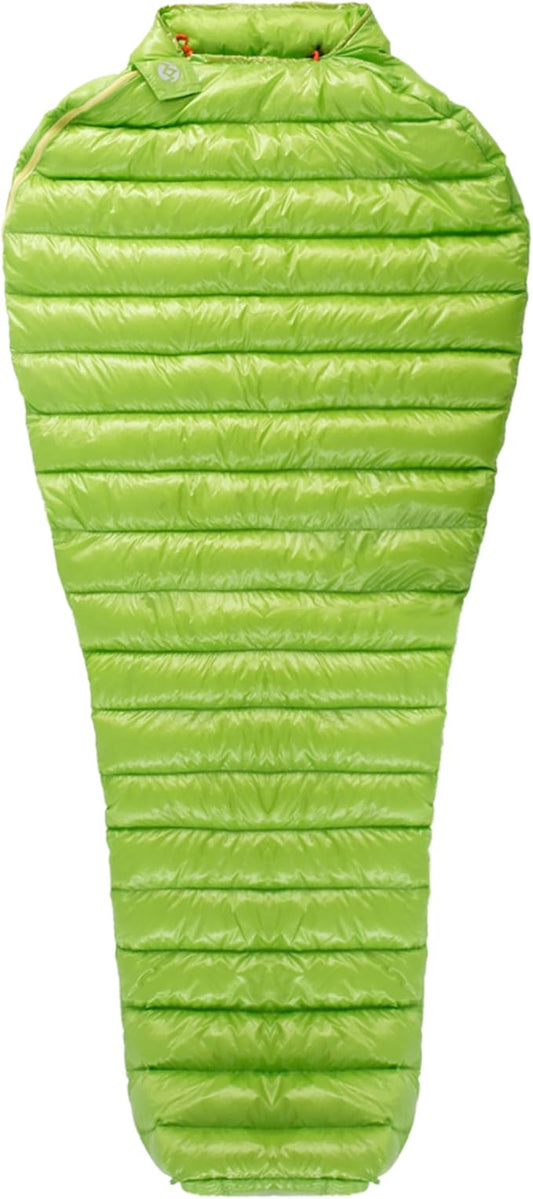 Mini 6 Degree 800FP Goose Down Sleeping Bag Ultralight Down Sleeping Bag for Backpacking and Camping for Men & Women (Green, Regular)