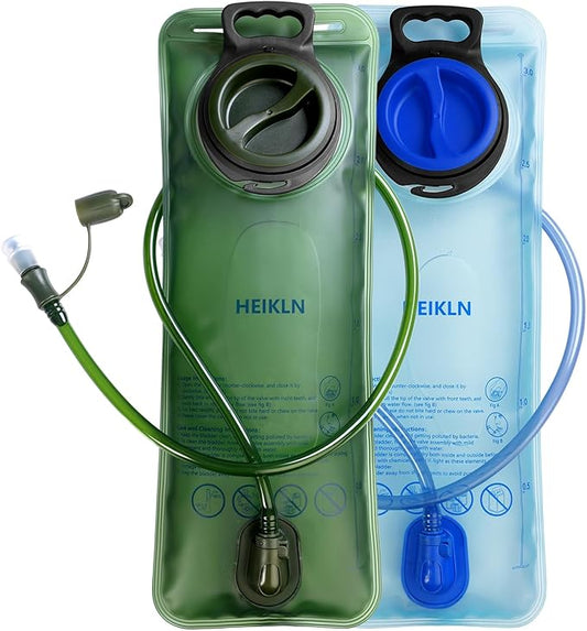 Hydration Bladder, 2L-3L Water Bladder for Hiking Backpack Water Storage Bag Reservoir, BPA Free Water Pouch Hydration Pack Replacement for Bicycling Cycling Hiking Camping Hunting Running