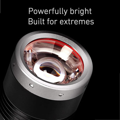 Ledlenser, MT10 Rechargeable Outdoor Flashlight, High Power LED, 1000 Lumens, Advanced Focus System for Home Use, Camping, Battery Charge Indicator