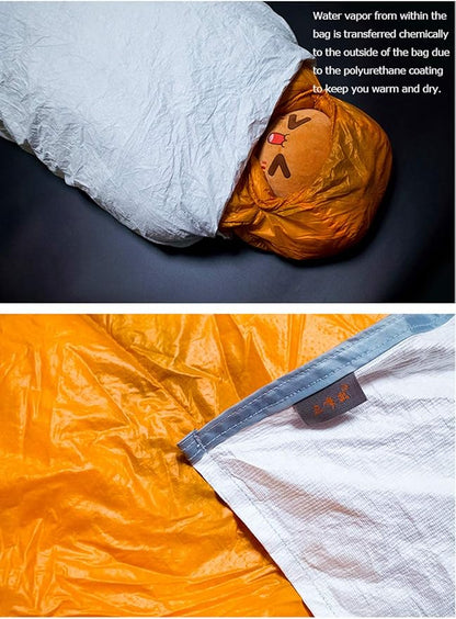 Tyvek Sleeping Bag Cover Liner Waterproof Bivy Sack