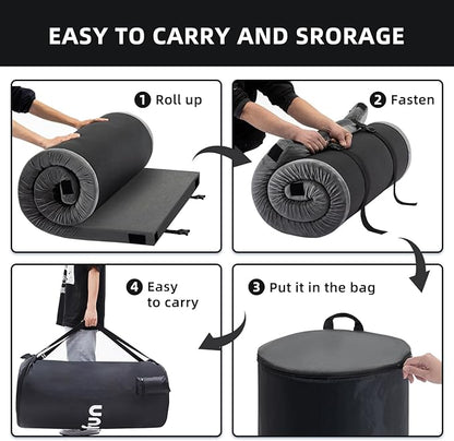 Sleeping Pad for Adults, Comfortable Thick Floor Sleeping Mats for Car Truck Tent with Removable Travel Bag