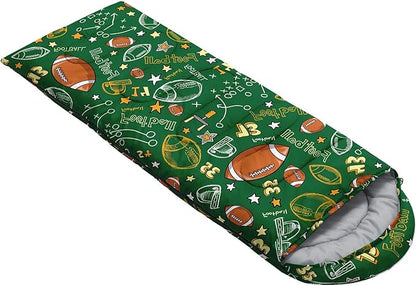 Kids Sleeping Bag for Boys Girls,Cute Puppy Print-Lightweight Warm Portable Outdoor Indoor-Waterproof Cold Weather Resistant Sleeping Bag for Camping Hiking
