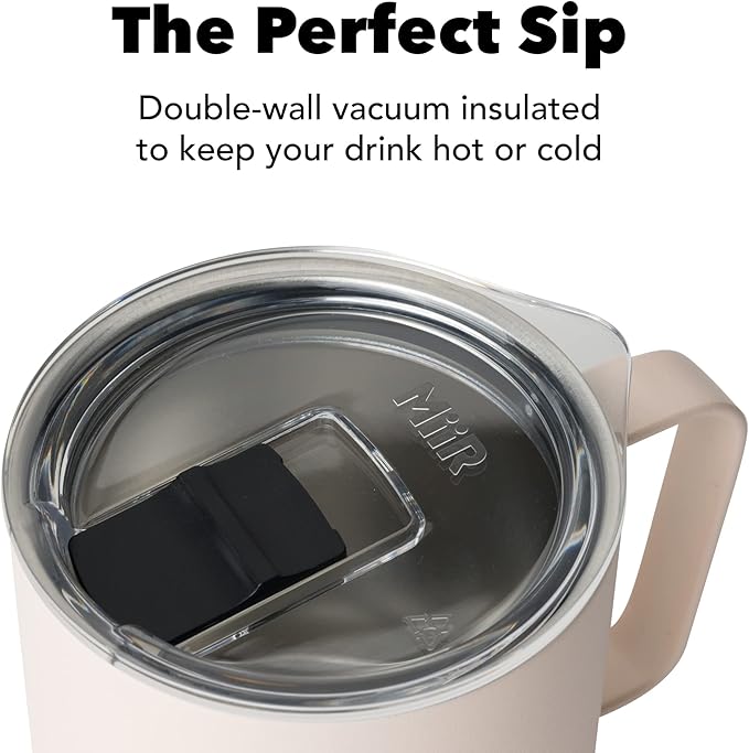 MiiR, Camp Cup, Vacuum Insulated, Stainless Steel with Slide Lid, BPA Free, Thousand Hills, 8 Fluid Ounces
