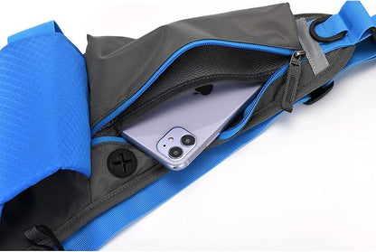 Clakllie Hiking Waist Pack Hydration Belts for Women Men Hands-free Daily Waist Bags Ultra Slim Running Belt Fanny Pack