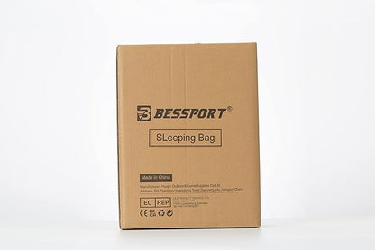 Bessport Mummy Sleeping Bag | 15-45 ℉ Extreme 3-4 Season Sleeping Bag for Adults Cold Weather– Warm and Washable, for Hiking Traveling & Outdoor Activities
