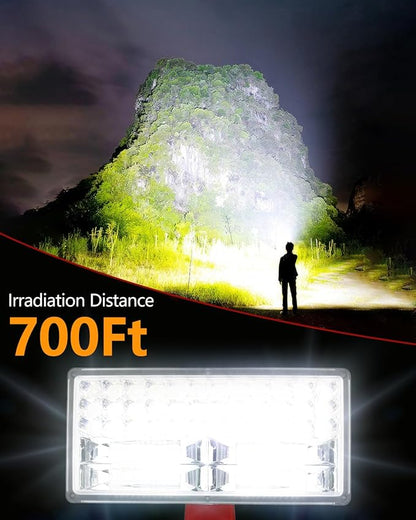 20V Light for Craftsman V20 Li-ion Battery, 40W 4200LM for Craftsman Light with 5V/2.1A USB Port,18W Type C Port 110° Pivoting Head Led Work Light Floodlight Spotlight