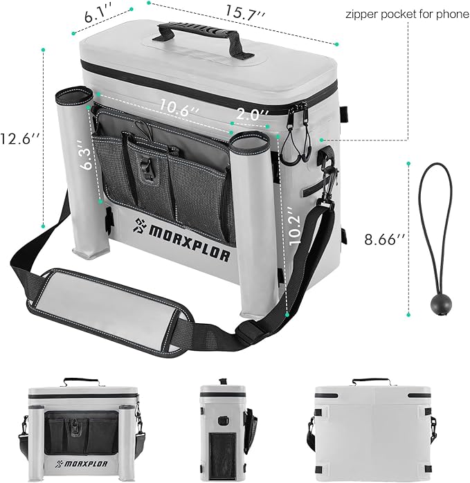 Kayak Cooler,Waterproof Kayak Seat Back Cooler for Kayaking,Kayak Accessories Cooler Bag,Protable Ice Chest,Beach Cooler,Travel Cooler for Camping or Lunch Bag