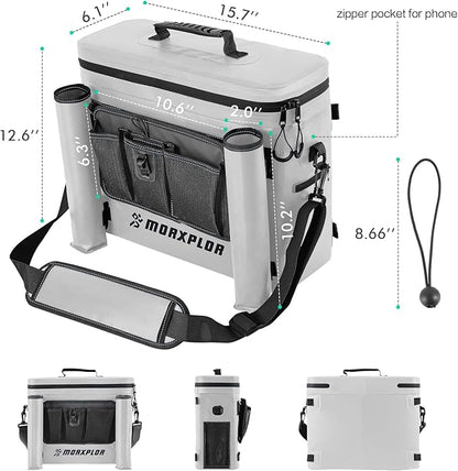Kayak Cooler,Waterproof Kayak Seat Back Cooler for Kayaking,Kayak Accessories Cooler Bag,Protable Ice Chest,Beach Cooler,Travel Cooler for Camping or Lunch Bag
