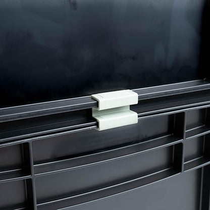 BOXIO - Clip 6 Mounting Clips Products and Euro Boxes in Sage Green, Small