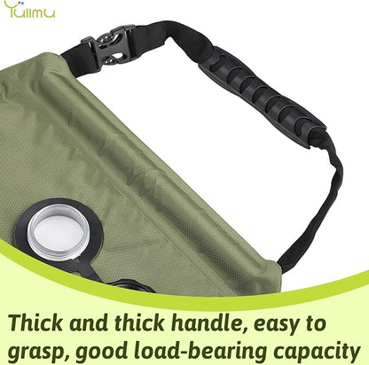 Portable Shower 5 Gallons/20L Portable Camping Shower Bag with Removable Hose and On-Off Switchable Shower Head Traveling Shower for Beach Swimming, Hiking