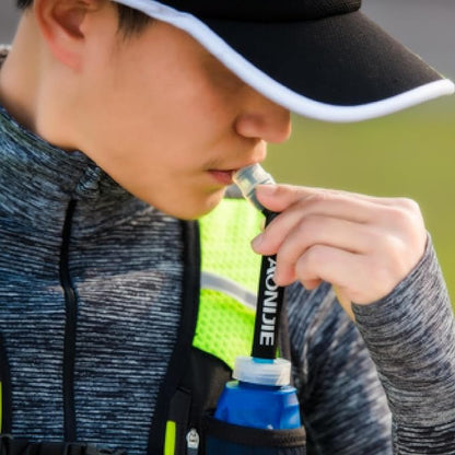 JEELAD Soft Folding Water Bottles BPA-Free Leak-Proof Hydration Bladder Water Bladder TPU Soft Running Water Bottles Collapsible Flask Hydration Pack Vest Ideal for Running Hiking Cycling Outdoor
