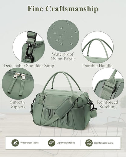 Gym Bag Womens,Travel Duffel Carry on Bag Sport Tote Bag Weekend Overnight Bag