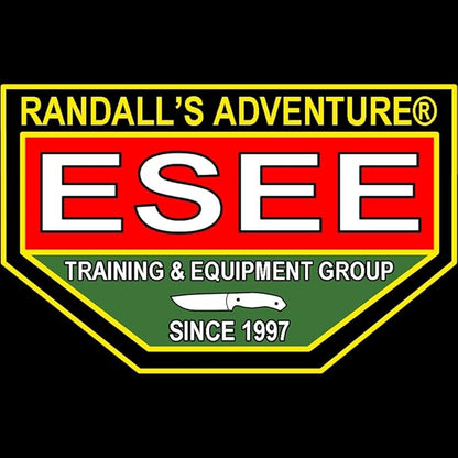 ESEE Authentic Model 5 Tactical Survival Fixed Blade Knife - Ambidextrous Kydex Sheath - SERE Team Designed (ESEE-5S-OD-E)