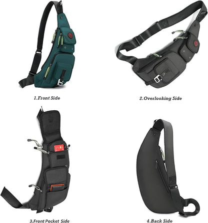 NICGID Sling Bag Chest Shoulder Backpack Crossbody Bags Casual Daypack for Men Women