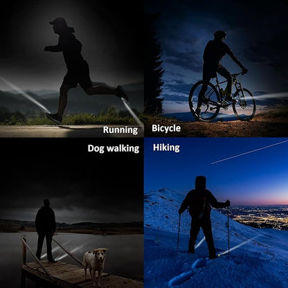 RAHAN Croc Lights for Shoes,2 PCS Croc Headlights,Light Up Charm Accessories for Kids Adults Croc, Hands-Free Night Light, Camping Lights，IP65 Waterproof Light, Blue