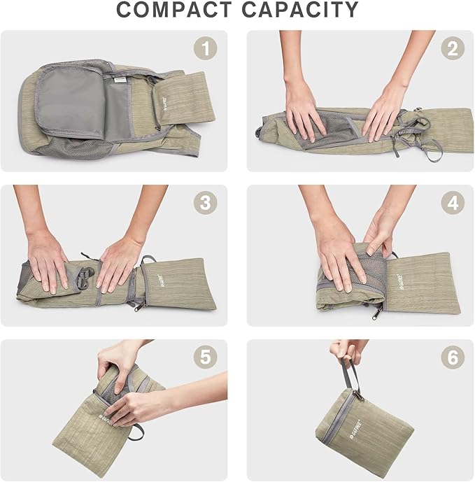 G4Free 10L/15L/20L Hiking Backpack Lightweight Packable Hiking Daypack Small Travel Outdoor Foldable Shoulder Bag