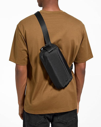 tomtoc Compact EDC Sling Bag, Chest Shoulder Crossbody Sling Daypack for Men Women, Water-resistant Lightweight Everyday Carry Casual Pack for Nintendo Switch 2, Tactical, Travel, Work, Gym, Sport