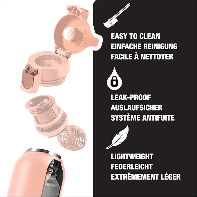 SIGG - Thermo Flask Hot & Cold ONE - Insulated Water Bottle - Tea Filter - Leakproof - BPA-Free - Stainless Steel - 17Oz