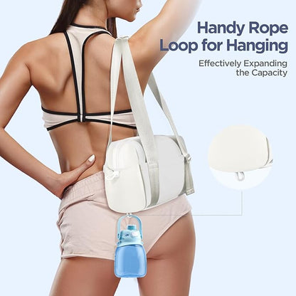 Mini Gym Bag for Women Girls Small Gym Tote Bag with Wet Compartment Waterproof Travel Duffle Bag Cute Workout Sport Bag