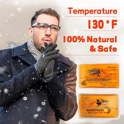 8 Pack Magic Hand Warmers, Reusable Snap Heat Packs, Reusable Pocket Hand Warmers, Portable Hand Warmers Used for Outdoor, Indoor, Working, Studying, Camping, Warm Gifts for Adults or Kid(P0125)