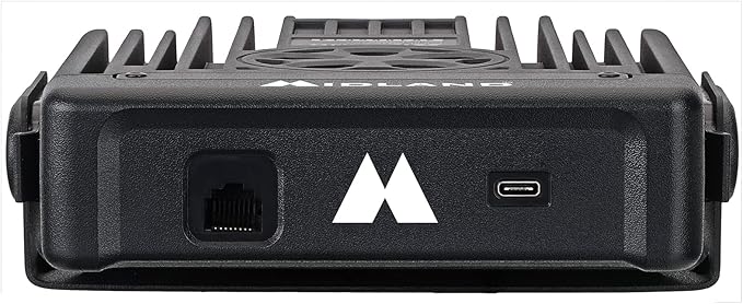Midland - MXT575 MicroMobile® - 50 Watt GMRS Radio - Two-Way Radio - NOAA Weather Scan & Alert - 15 High Power GMRS Channels - Fully Integrated Control Mic
